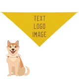 Custom Gold Khaki Pet Scarf