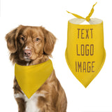 Custom Gold Khaki Pet Scarf