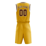Custom Gold Khaki Basketball Set