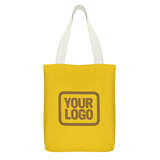 Custom Gold Orange Canvas Tote Bag