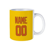Custom Gold Orange Mug