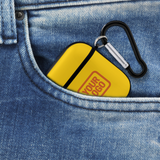 Custom Gold Orange AirPods Case