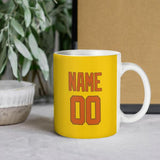 Custom Gold Orange Mug
