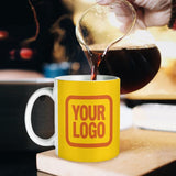 Custom Gold Orange Mug