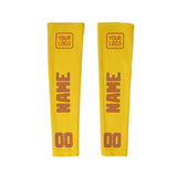 Custom Gold Orange Arm Sleeve