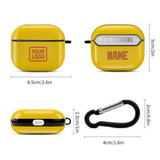 Custom Gold Orange AirPods Case (3rd Generation)