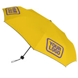 Custom Gold Light Purple Automatic Umbrella