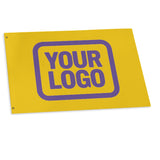 Custom Gold Light Purple Flag