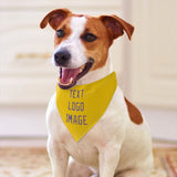 Custom Gold Light Purple Pet Scarf