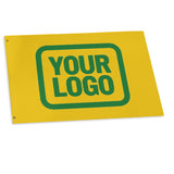 Custom Gold Emerald Green Flag