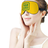Custom Gold Emerald Green Sleep Mask