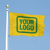 Custom Gold Emerald Green Flag