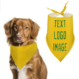 Custom Gold Emerald Green Pet Scarf
