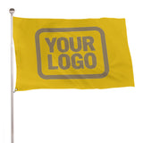 Custom Gold Light Khaki Flag