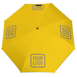 Custom Gold Light Khaki Automatic Umbrella