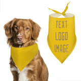 Custom Gold Light Khaki Pet Scarf