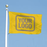 Custom Gold Light Khaki Flag
