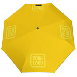 Custom Gold Light Yellow Automatic Umbrella