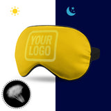 Custom Gold Light Yellow Sleep Mask