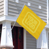 Custom Gold Light Yellow Flag