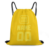 Custom Gold Light Yellow Drawstring Bag