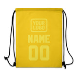 Custom Gold Light Yellow Drawstring Bag
