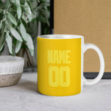 Custom Gold Light Yellow Mug