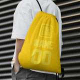 Custom Gold Light Yellow Drawstring Bag