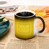 Custom Gold Light Yellow Magic Mug