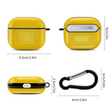 Custom Gold Light Yellow AirPods Case (3rd Generation)