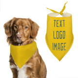 Custom Gold Blue Green Pet Scarf