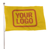 Custom Gold Orange Flag