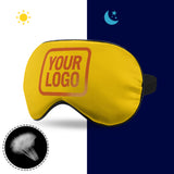 Custom Gold Orange Sleep Mask