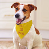 Custom Gold Orange Pet Scarf