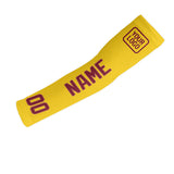 Custom Gold Crimson Red Arm Sleeve