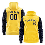 Custom Gold Navy Hoodie