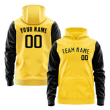 Custom Gold Black Hoodie