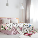 Blanket for Son Gifts, “Cada día, cada hora, cada minuto Dios piensa en ti”, From Parents, Birthday, Christmas, Graduation, Inspirational