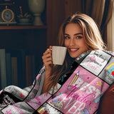 Blanket for Teacher Gifts, “Best Teacher Ever”, From Student, Birthday Christmas Graduation Holiday, Inspirational Motivational