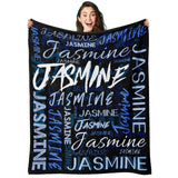 Blanket for Daughter Gifts - Jasmine - From Parents, Birthday, Christmas, Everyday Encouragement, Inspirational