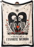 Blanket for Son Gifts, “You’re My Favorite Weirdo”, From Parents, Birthday, Christmas, Everyday Encouragement, Inspirational