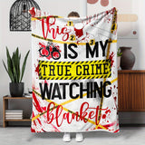 Gifts for True Crime Fans Blanket, 