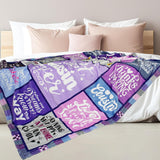 Blanket for Cousin Gifts, “Best Cousin Ever”, From Family, Birthday, Christmas, Graduation, Inspirational Motivational