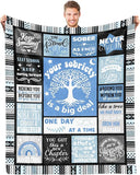 Blanket for Daughter Gifts, “Your Sobriety Is a Big Deal”, From Mom Dad, Birthday, Christmas, Graduation, Inspirational Motivational