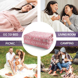 Gifts for Son Blanket, “You Are Loved, Supported, Brave, Courageous, Strong”, From Mom Dad, Birthday, Christmas, Encouragement, Inspirational