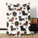 Dog Lover Blanket for Son Gifts - Friends Come in All Shapes and Sizes - From Parents, Birthday, Christmas, Everyday Encouragement, Inspirational
