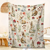 Blanket for Son Gifts, “Some Bunny Loves You”, From Parents, Birthday, Christmas, Everyday Encouragement, Inspirational Theme