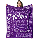 Blanket for Daughter Gifts - Jasmine - From Parents, Birthday, Christmas, Everyday Encouragement, Inspirational