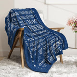 Blanket for Friend Gifts, “To My Friend Always Remember You Are Loved Supported Strong Brave”, From Best Friend, Birthday, Christmas, Inspirational