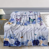 Blanket for Daughter Gifts, “God says you are Beautiful, Created, Special, Precious, Lovely, Strong”, From Mom Dad, Birthday Christmas Graduation, Inspirational Motivational